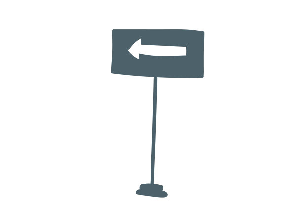 在柱状箭头上签字，白色到左手图片下载