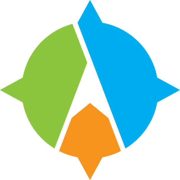 指南针Logo图像图片下载