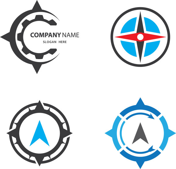 指南针Logo图像图片下载