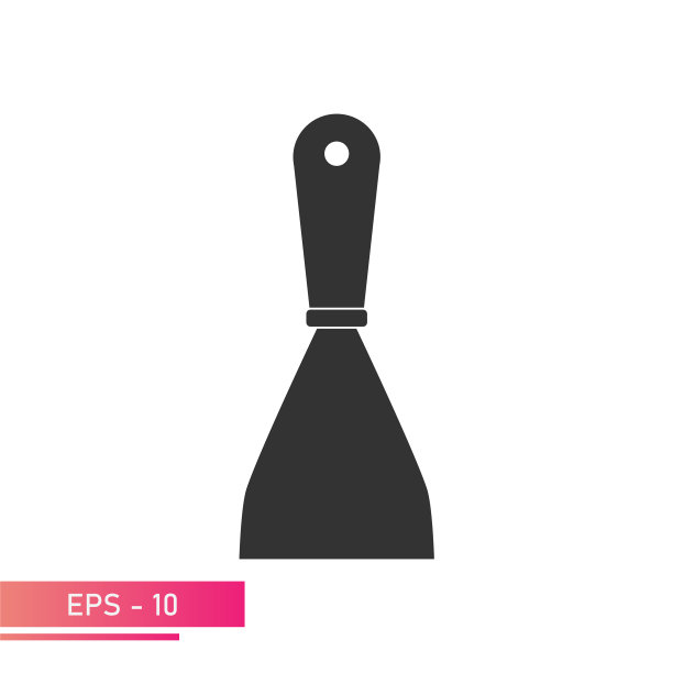 一种窄结构抹刀上的实心设计图片下载