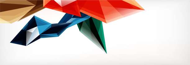 三维三角形和金字塔抽象图片下载