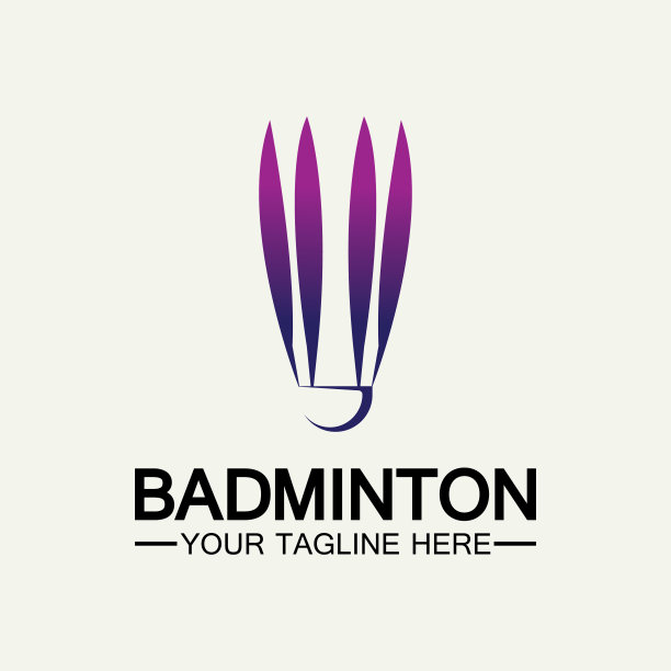 羽毛球标志图标设计模板羽毛球图片下载