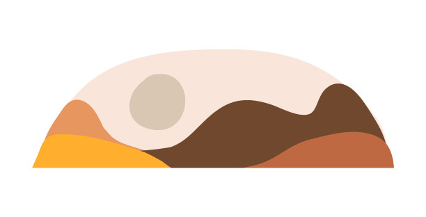 手绘抽象股票平面图形图片下载