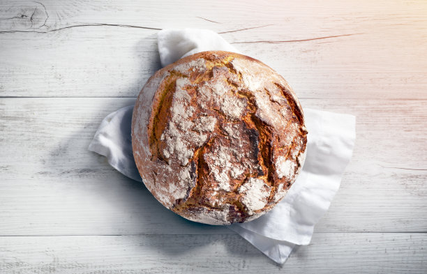 传统的新鲜面包图片下载