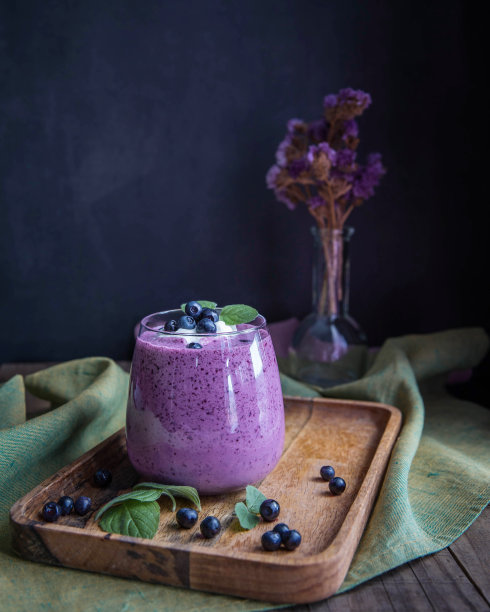 Blueberrie奶昔图片下载