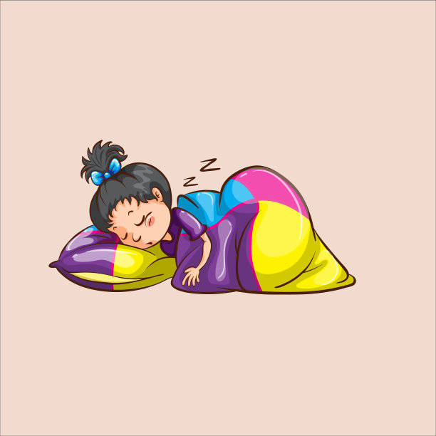 女孩的颜色全毯子图片下载