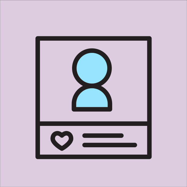 为互联网社区的社交媒体线图标图片下载