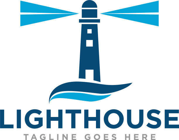 灯塔标志图标设计图片下载