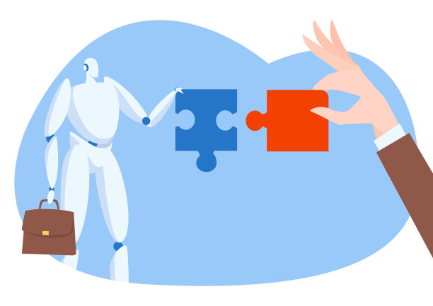 商人手握经营理念迷惑未来图片下载