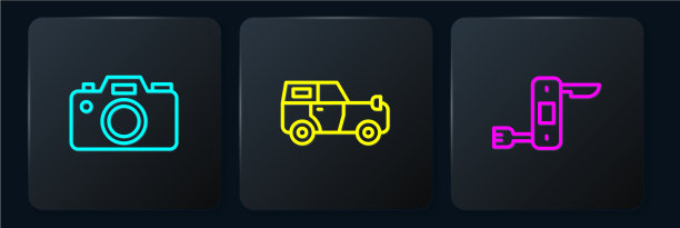 设行摄影相机，瑞士军刀和关图片下载