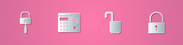 设置剪纸开锁开锁房子图片下载