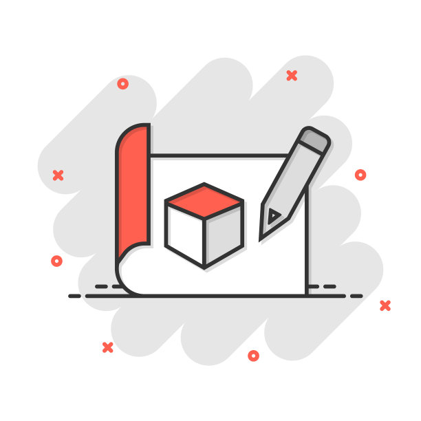 原型图标在漫画风格启动卡通上图片下载