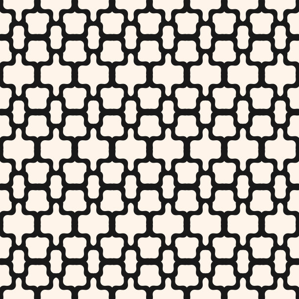 黑白无缝网纹网格图片下载