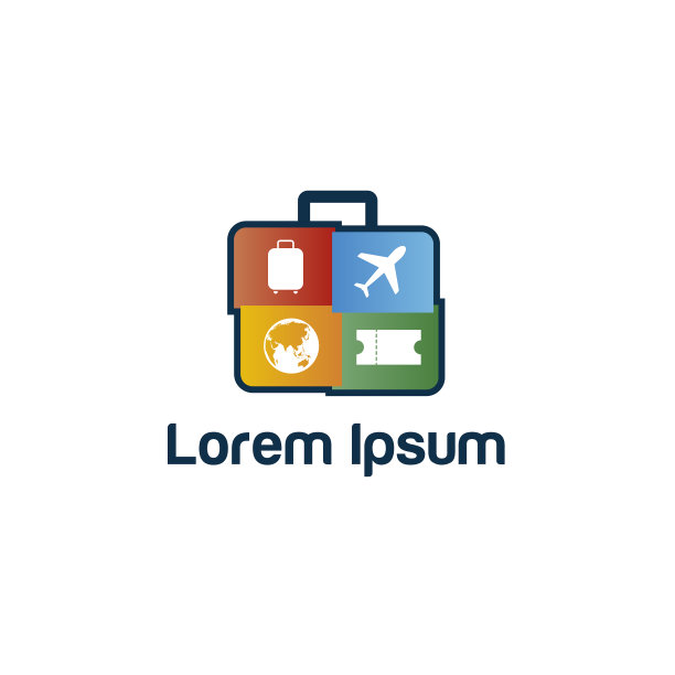 旅游标识模板图片下载