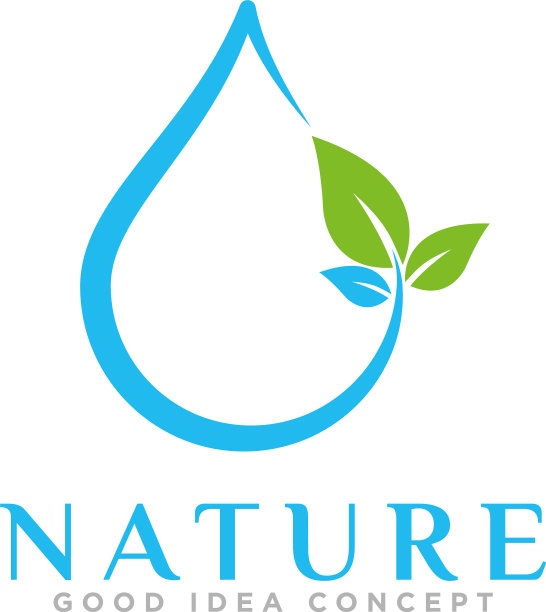 叶子自然标志设计图片下载