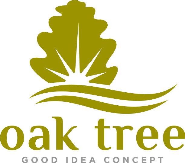 橡树叶标志设计图片下载