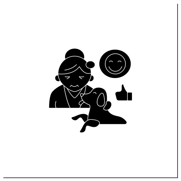 宠物受益字形图标图片下载