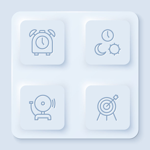 设线闹钟日夜随时间图片下载