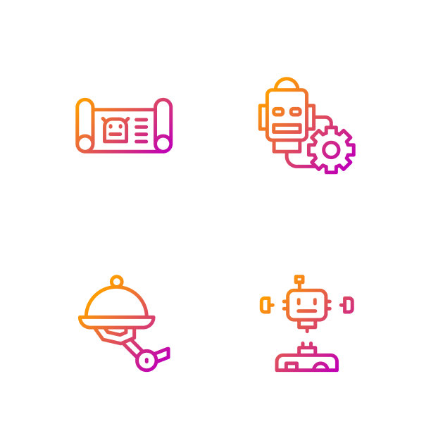 设线机器人拆卸服务员机器人图片下载