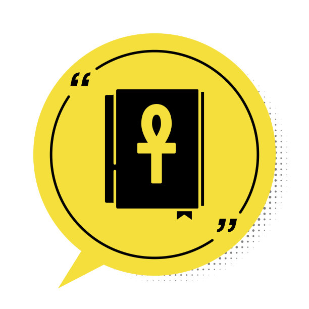 黑十字章书图标孤立在白色图片下载