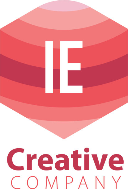 首字母为彩色六角形标志图片下载