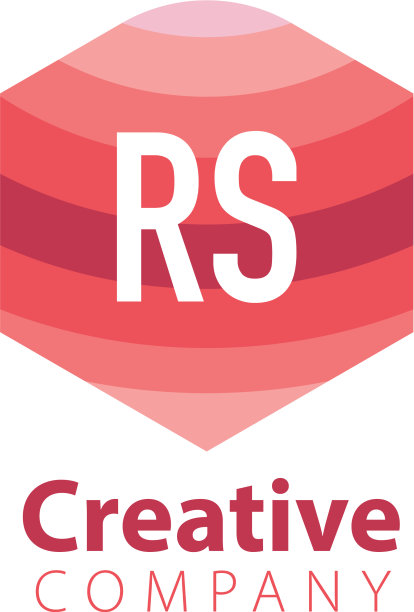 首字母为彩色六角形标志图片下载