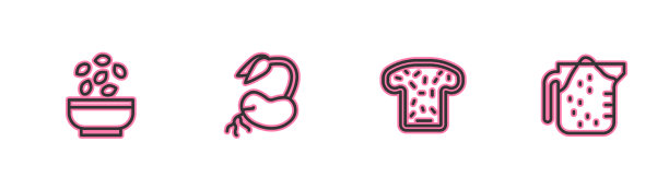 在碗中播撒种子，吐司发芽图片下载