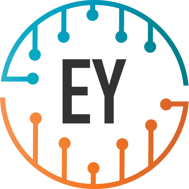 字母EY未来科技Logo模板图片下载