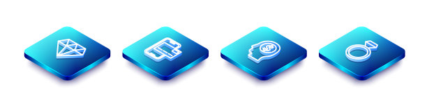 设置钻石移动银行等距线图片下载