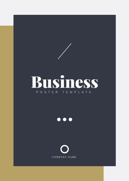 公司宣传册和海报模板图片下载