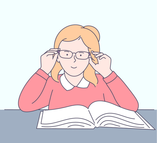 教育、学习、办学理念。快乐的女孩在学校学习科目。图片下载