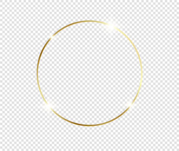 金色闪亮发光的框架与阴影孤立图片下载