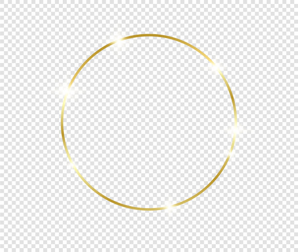 金色闪亮发光的框架与阴影孤立图片下载