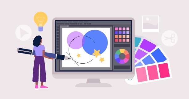 平面设计概念图片下载