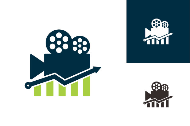 统计电影标志模板设计矢量，徽章，设计概念，创意符号，图标图片下载