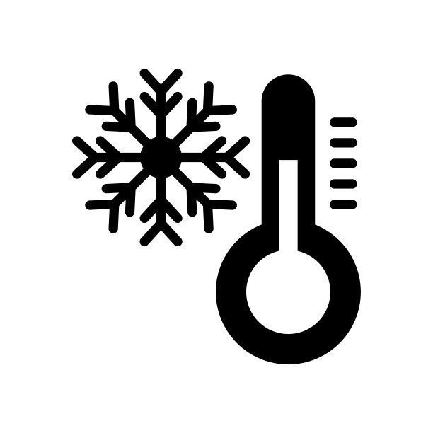 冷却矢量固体图标风格的插图。EPS 10个文件图片下载