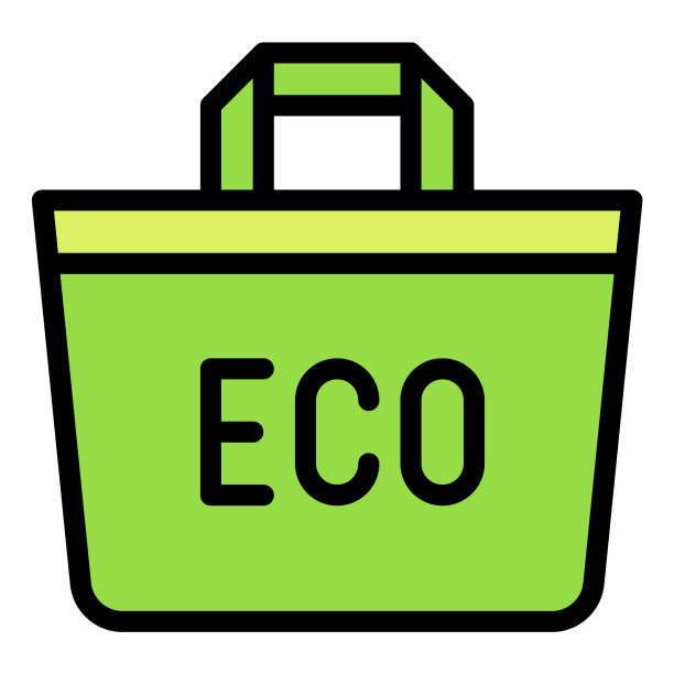 可重复使用的购物袋标志超市和图片下载