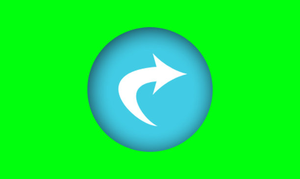 箭头设计元素，简单的图标设计和易于使用，因为它使用绿色的屏幕图片下载