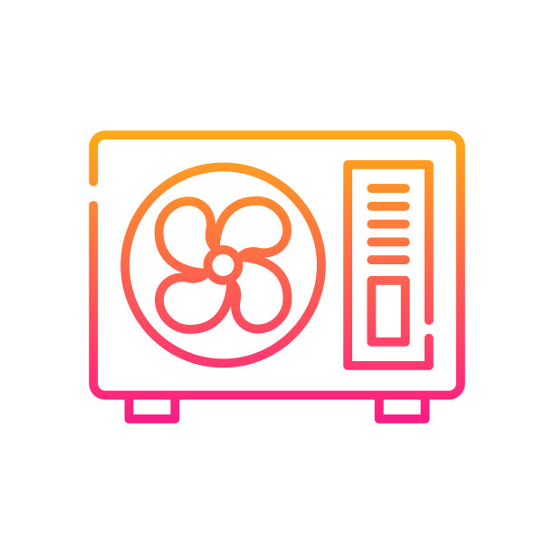 室外单位矢量平面图标风格插图。EPS 10个文件图片下载