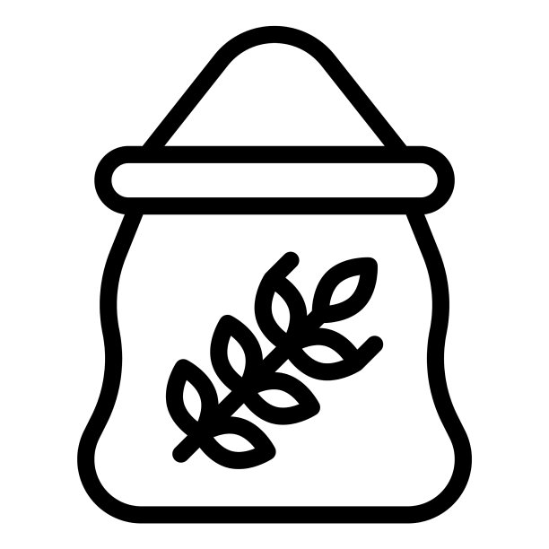 面粉袋图标超市和购物中心图片下载