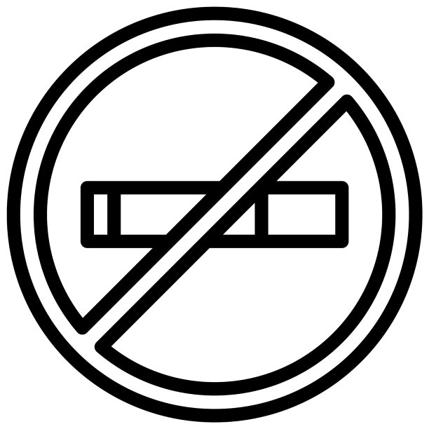 超市和购物中心的禁烟标志图片下载