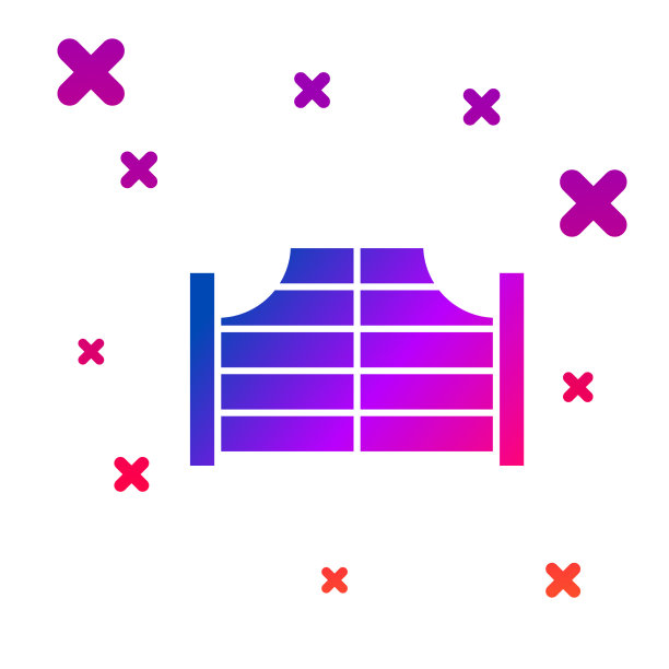 颜色老西方摆动沙龙门图标图片下载