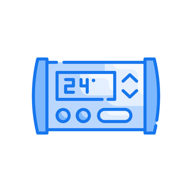 面板矢量蓝色图标样式插图。EPS 10个文件图片下载