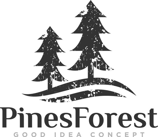 松树标志设计图片下载