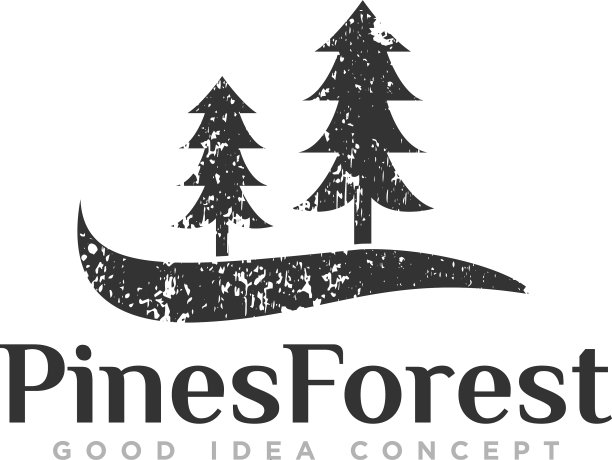 松树标志设计图片下载
