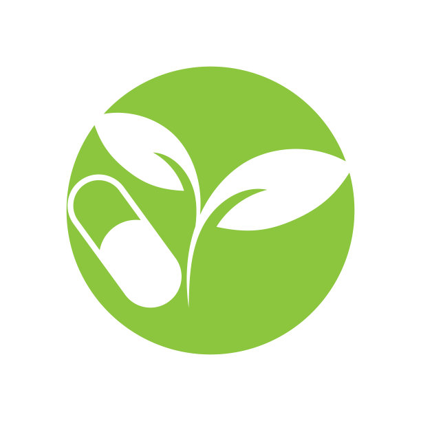天然药物标志形象设计图片下载