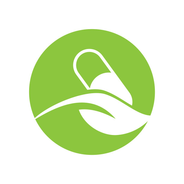 天然药物标志形象设计图片下载