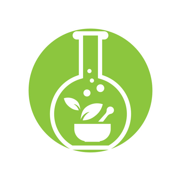 天然药物标志形象设计图片下载