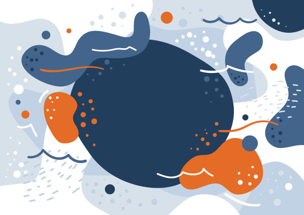 彩色飞溅抽象卡通背景图片下载