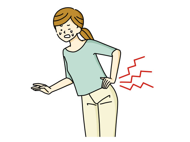 一个伤了腰的女人图片下载